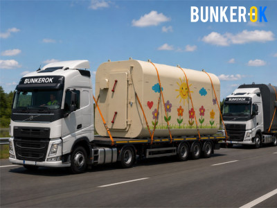 Мобільні укриття від BUNKER-OK:  надійний захист, який приїжджає готовим