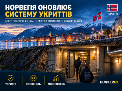 Норвегія оновлює систему укриттів | Укриття Європи. Огляд 7
