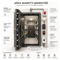 ARCA DEPOSITORY Vault Shelter for Valuables