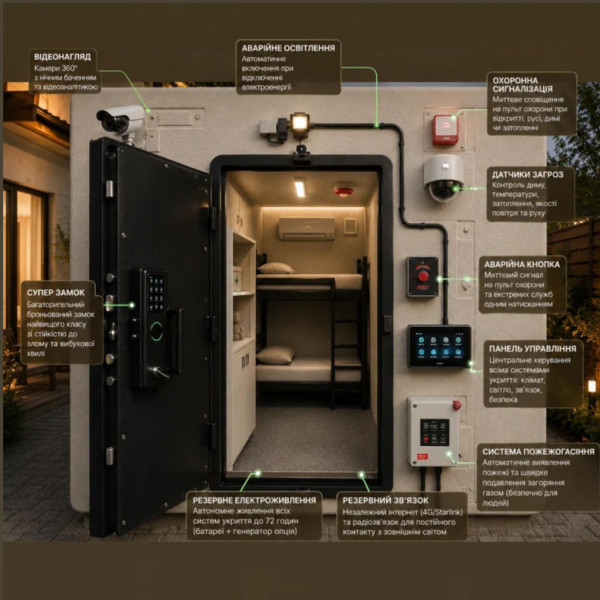ARCA DEPOSITORY — Vault Shelter for Valuables with Shahed Protection