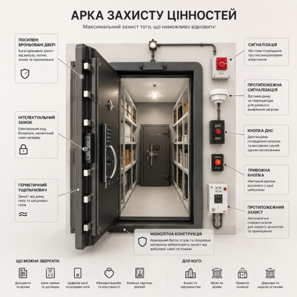 ARCA DEPOSITORY — Vault Shelter for Valuables with Shahed Protection